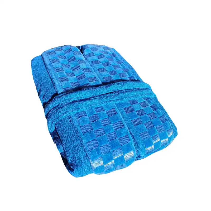 حوله پالتویی ارغوان طرح مورگان سایز 125