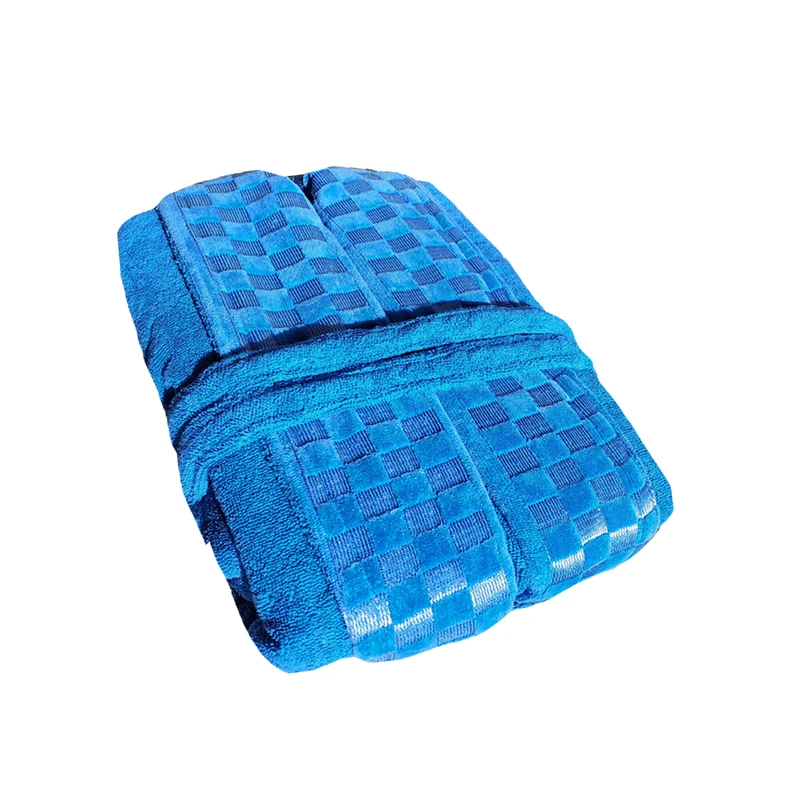 حوله پالتویی ارغوان طرح مورگان سایز 125