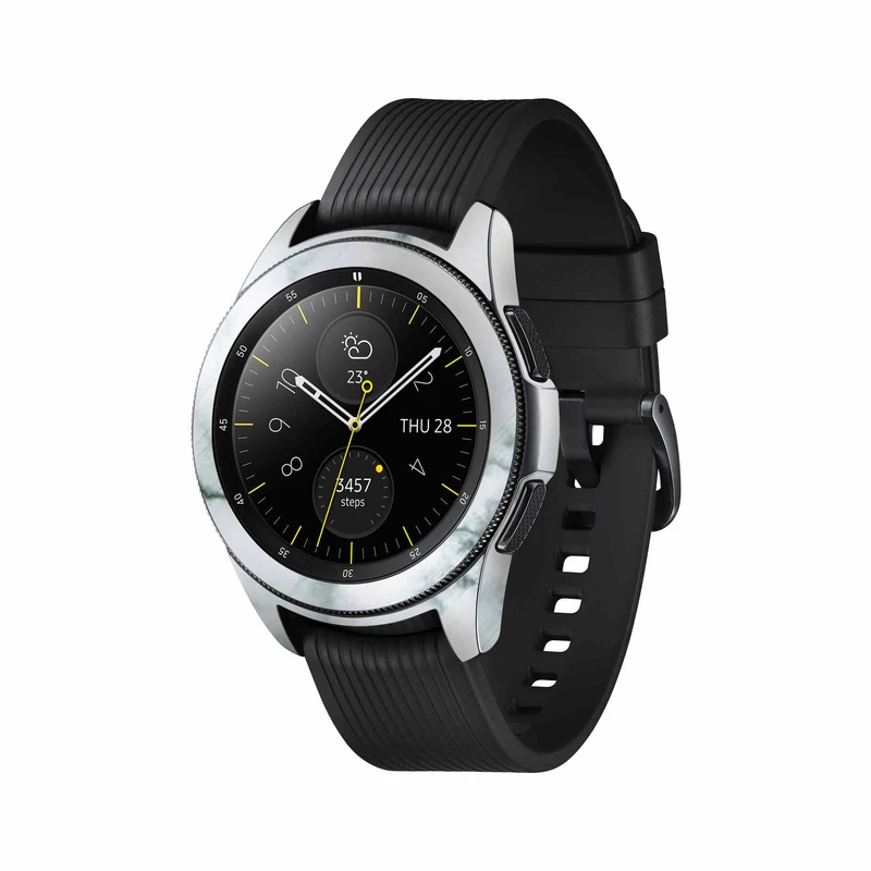 برچسب ماهوت طرح Blanco-Smoke-Marble مناسب برای ساعت هوشمند سامسونگ Galaxy Watch 42mm