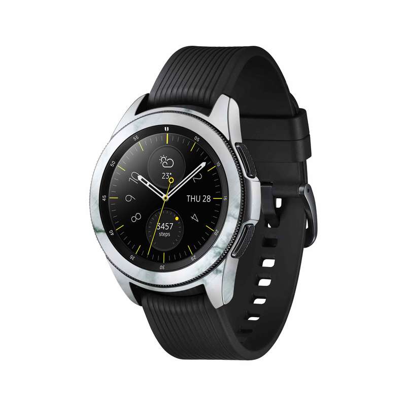 برچسب ماهوت طرح Blanco-Smoke-Marble مناسب برای ساعت هوشمند سامسونگ Galaxy Watch 42mm