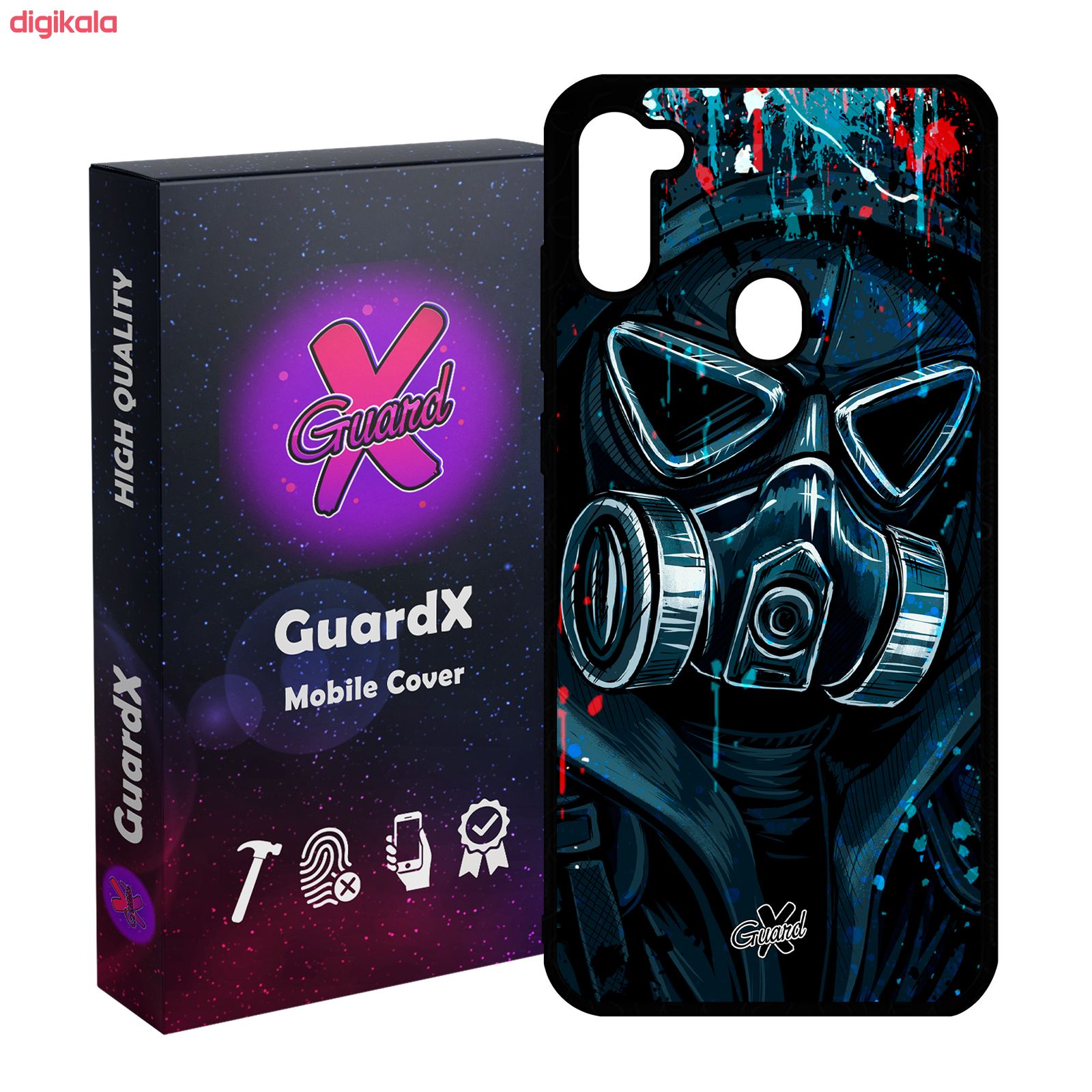 کاور گارد ایکس طرح Mask مدل Glass10170 مناسب برای گوشی موبایل سامسونگ Galaxy A11 / M11 main 1 1