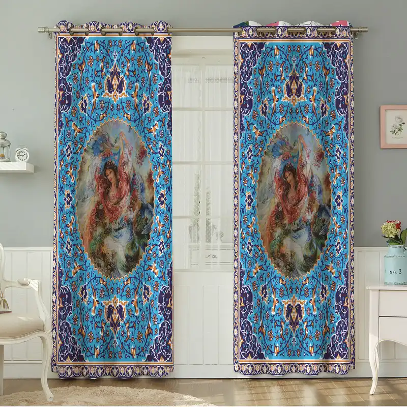 پرده نیروانا طرح مدرن  مدل مخمل کد 8552 سایز 140×280 سانتی متر