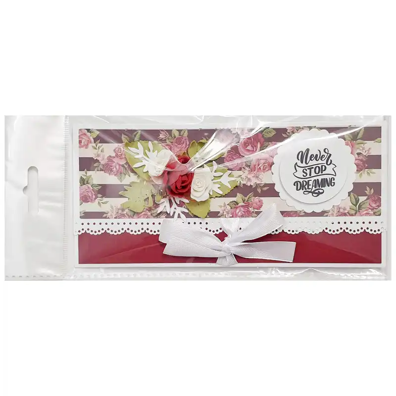 پاکت پول مدل Never stop dreaming