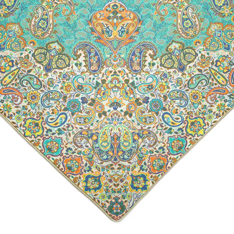 رومیزی ترمه رضایی طرح ماندانا مدل مربع