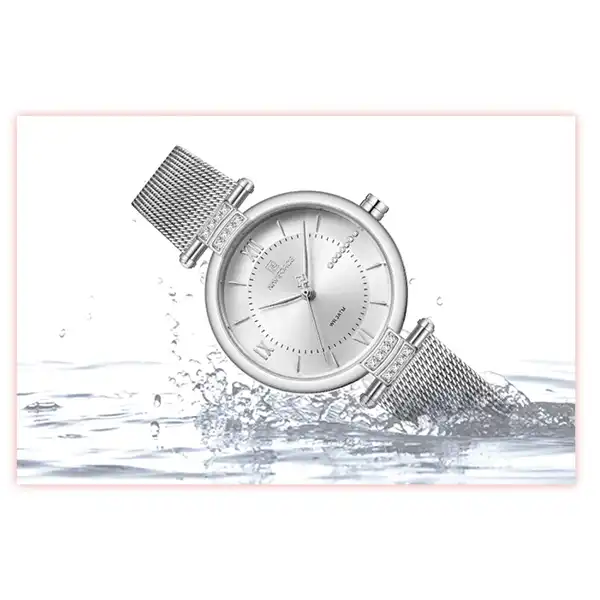 ساعت مچی عقربه ای زنانه نیوی فورس مدل NF5019 SW