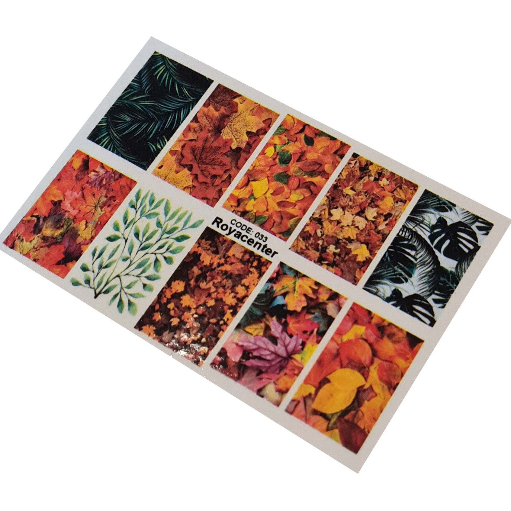 برچسب لنز ناخن رویاسنتر مدل 033