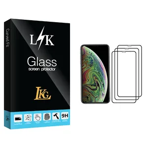LKG LK Glass Screen Protector For Apple iPhone XS Pack Of 3