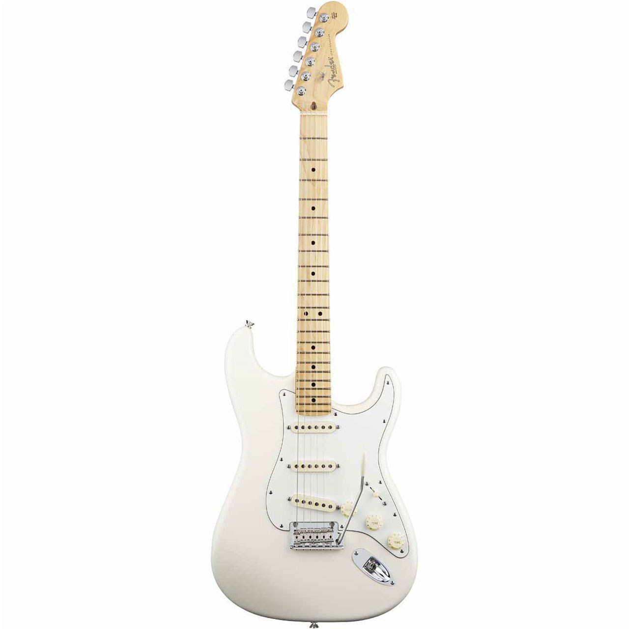 گیتار الکتریک فندر مدل American Standard Stratocaster MN Olympic White