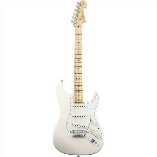 گیتار الکتریک فندر مدل American Standard Stratocaster MN Olympic White