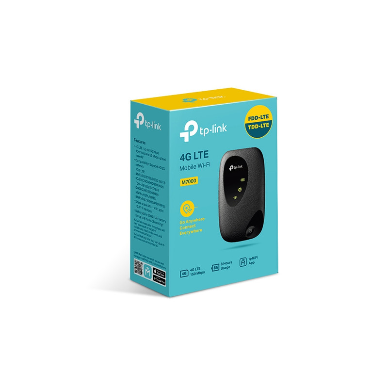 مودم 4G LTE قابل حمل تی پی-لینک مدل M7000 به همراه 20 گیگابایت اینترنت