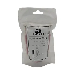 پیچ و رول پلاک هامر مدل 4so-6cm مجموعه 40 عددی