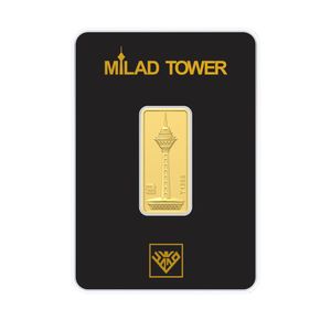 شمش طلا 24 عیار طلای محمد مدل p-mi-0.8
