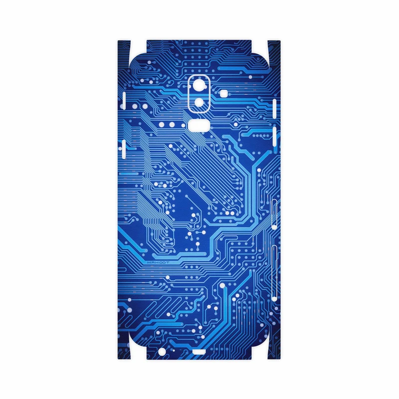 برچسب پوششی ماهوت مدل Blue Printed Circuit Board-FullSkin مناسب برای گوشی موبایل سامسونگ Galaxy J8