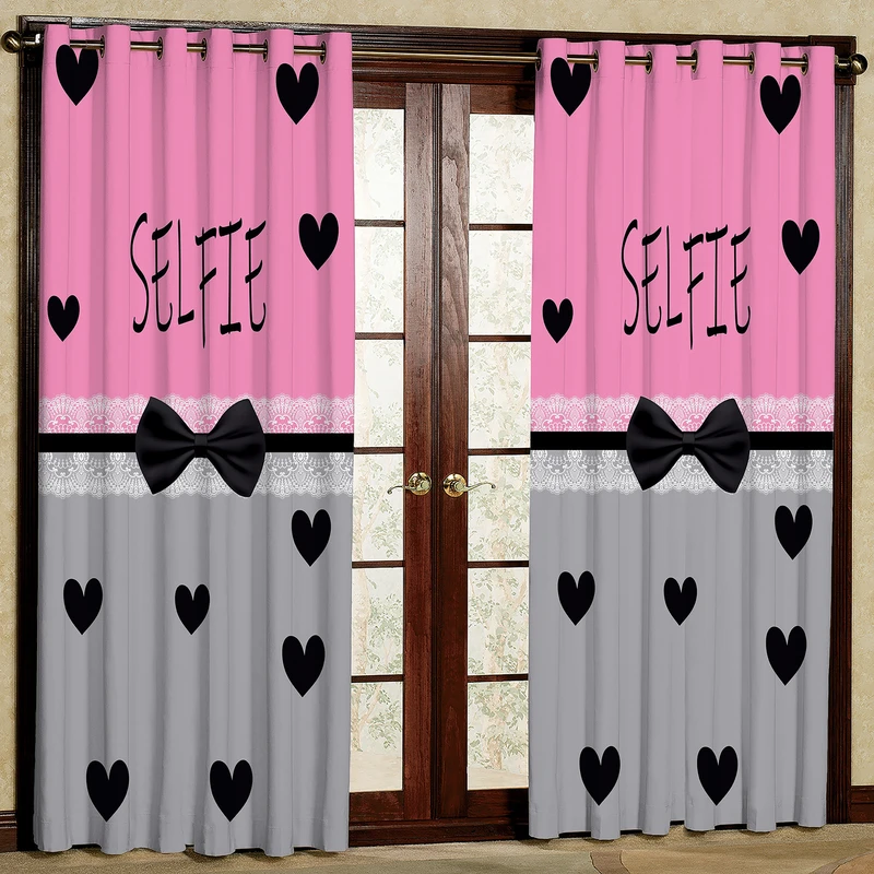 پرده مدل  چاپی مخمل پانچی کد 1069 سایز 140x200 سانتی متر