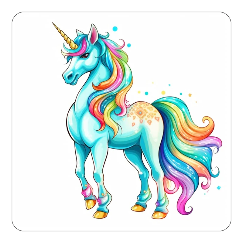 مگنت کاکتی طرح اسب تک شاخ و یونیکورن مدل mp31672