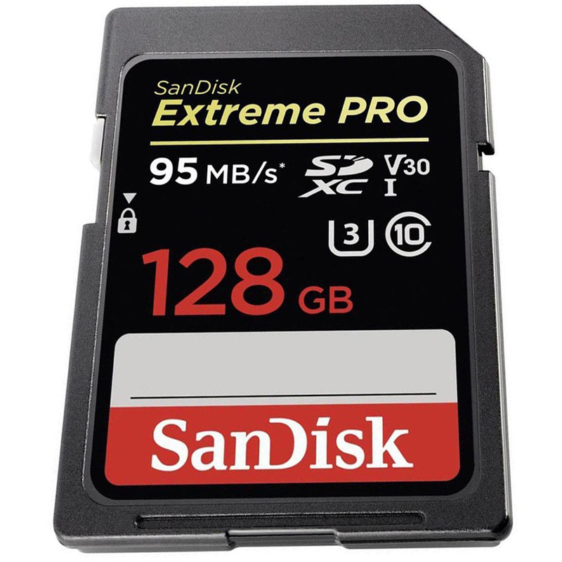 کارت حافظه SDXC سن دیسک مدل Extreme Pro V30 کلاس 10 استاندارد UHS-I U3 سرعت 633X 95MBps ظرفیت 128 گیگابایت