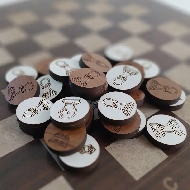 شطرنج مدل چوبی کد 02