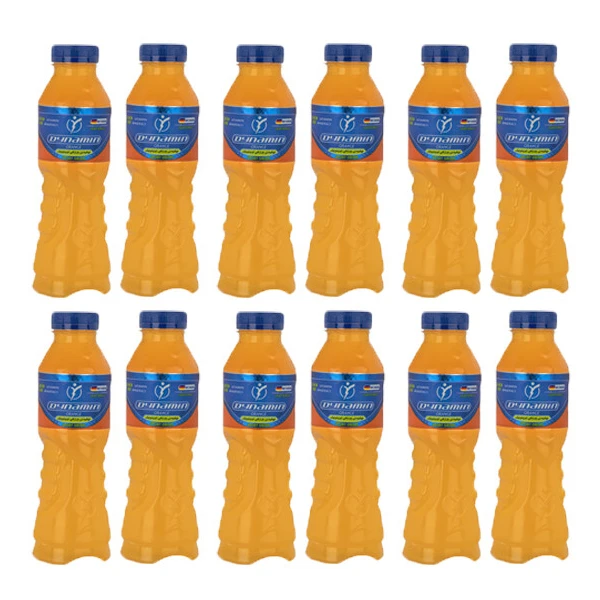 نوشابه ویتامینه ورزشی ایزوتونیک با طعم پرتقال داینامین - 500 میلی لیتر بسته 12 عددی
