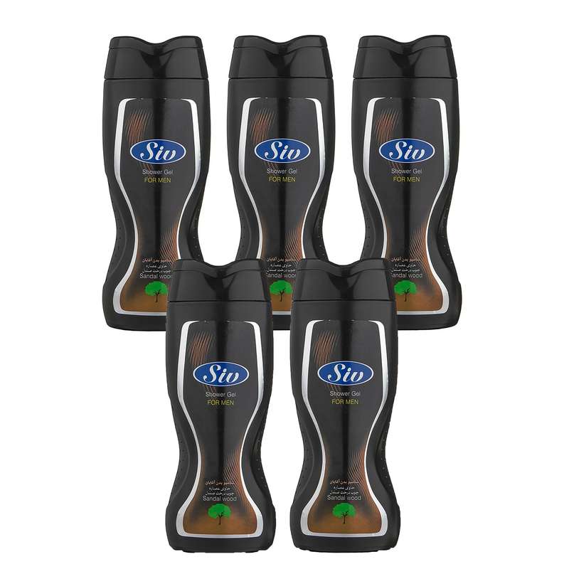 شامپو بدن سیو مدل Sandal Wood وزن 400 گرم مجموعه 5 عددی