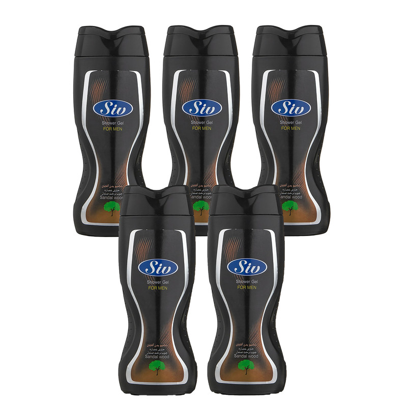 شامپو بدن سیو مدل Sandal Wood وزن 400 گرم مجموعه 5 عددی