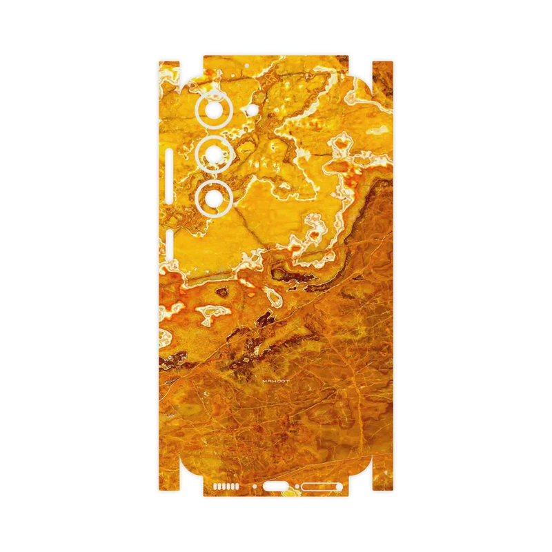 برچسب پوششی ماهوت مدل Gold Marble-FullSkin مناسب برای گوشی موبایل سامسونگ Galaxy S23