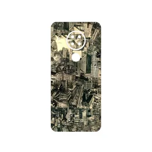 MAHOOT Collage of Skyscraper Cover Sticker for Nokia 7.2