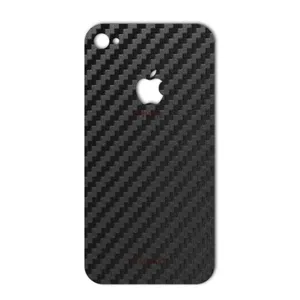 MAHOOT Carbon-fiber Texture Cover Sticker for iPhone 4s