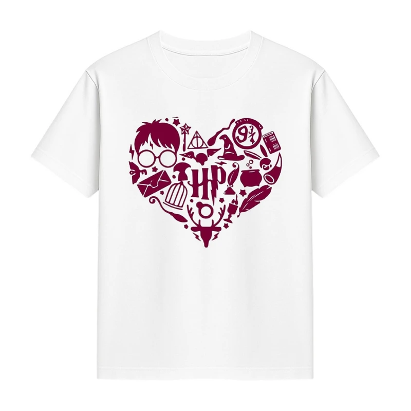 تی‌شرت آستین کوتاه دخترانه مدل هری پاتر کد p2 