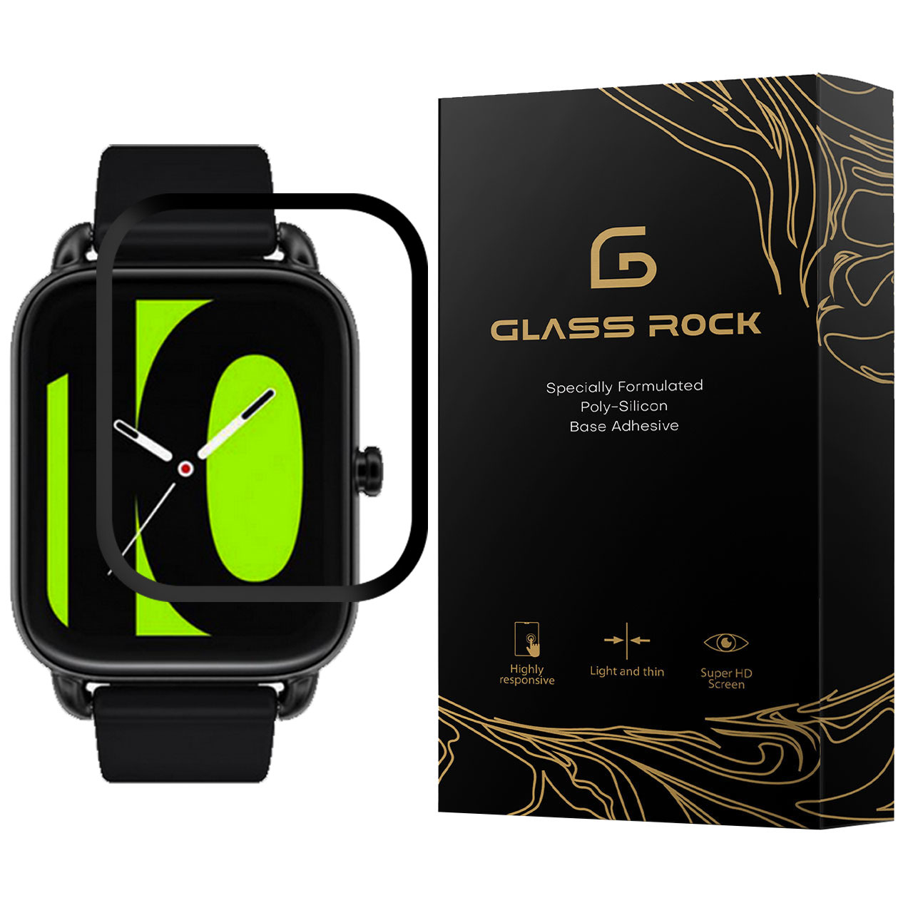 نقد و بررسی محافظ صفحه نمایش گلس راک مدل PMR-Glass مناسب برای ساعت هوشمند شیایومی Haylou RS4 توسط خریداران