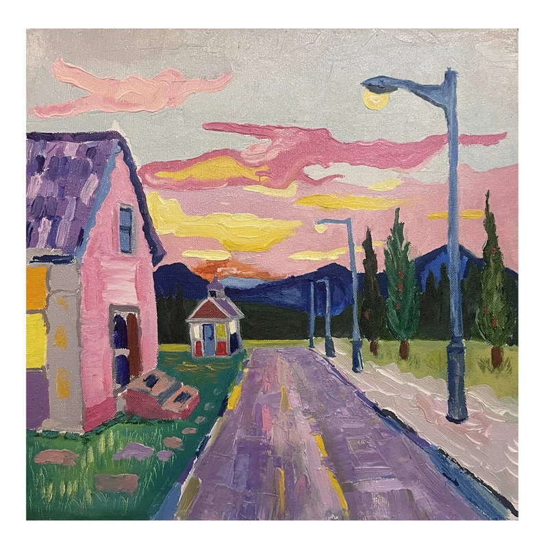 تابلو نقاشی رنگ روغن به سبک امپرسیونیسم کد G0266