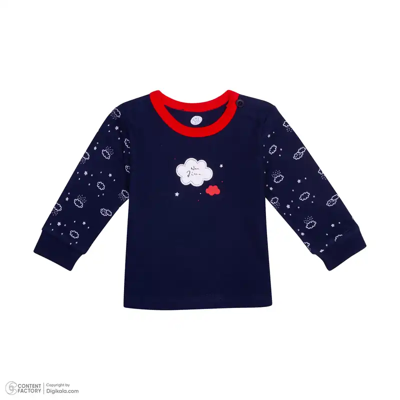 ست تی شرت و شلوار نوزادی مدل 1047-059