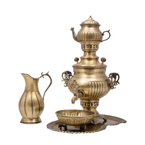 سرویس سماور برنجی 5 پارچه کد p1000002
