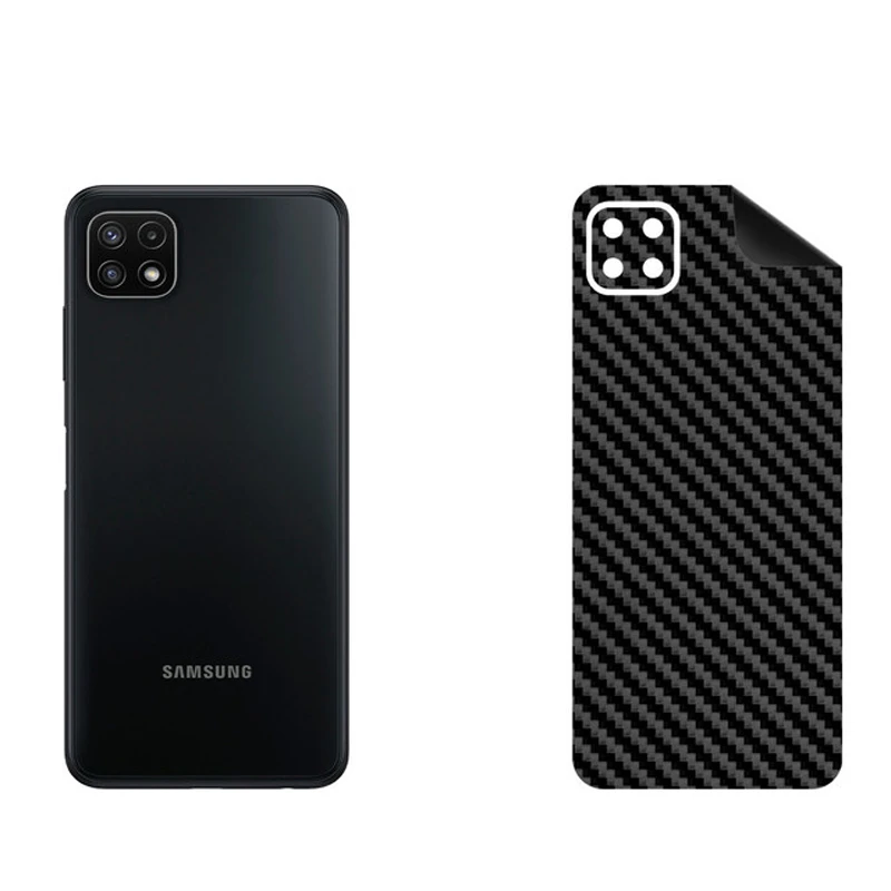 برچسب پوششی بستور مدل BT-Fiber طرح فیبر کربن مناسب برای گوشی موبایل سامسونگ Galaxy A22 5G