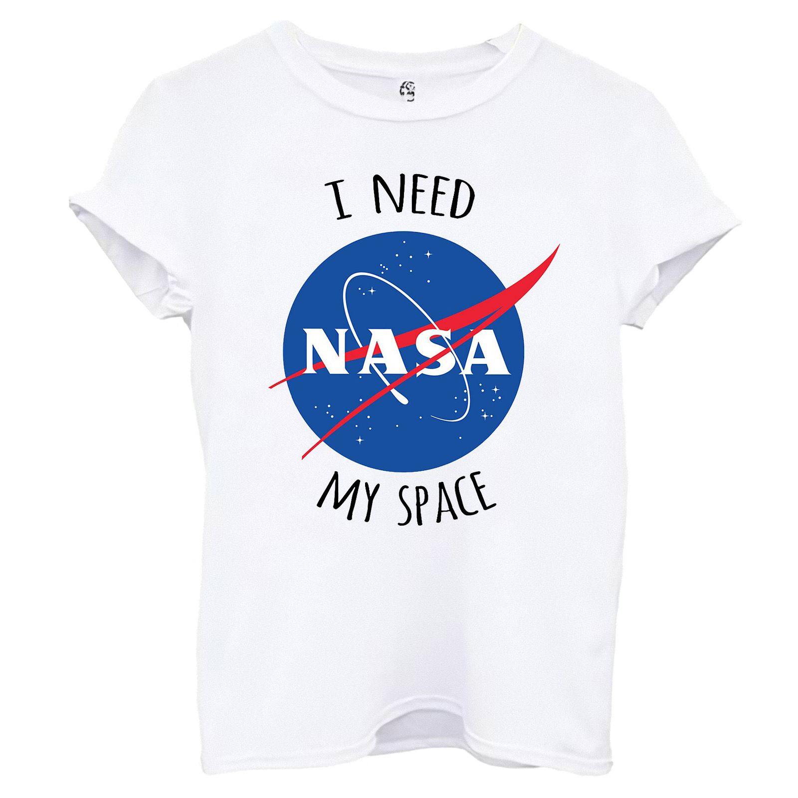 تی شرت آستین کوتاه زنانه اسد طرح ناسا کد 51 -  - 1