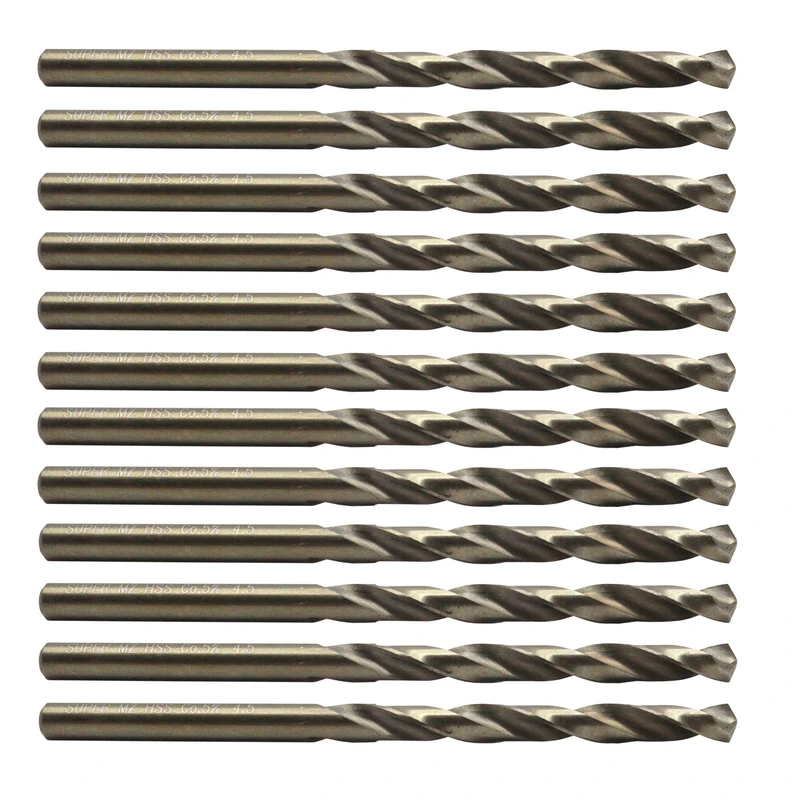 مته کبالت ام زد مدل YP-HSS-SIZE4.5 سایز 4.5میلی متر مجموعه 10 عددی 