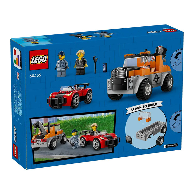 لگو 101 تکه سری سیتی مدل Tow Truck and Sports Car Repair کد 60435