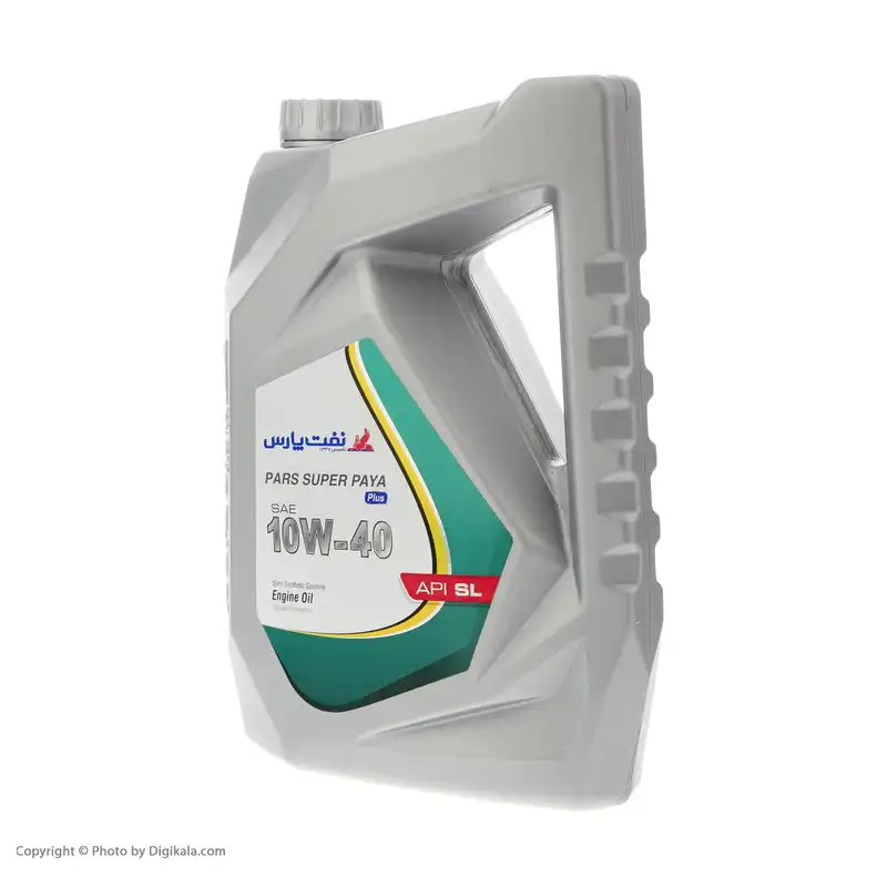 روغن موتور خودرو نفت پارس مدل سوپر پایا پلاس 10W40 حجم 4 لیتر