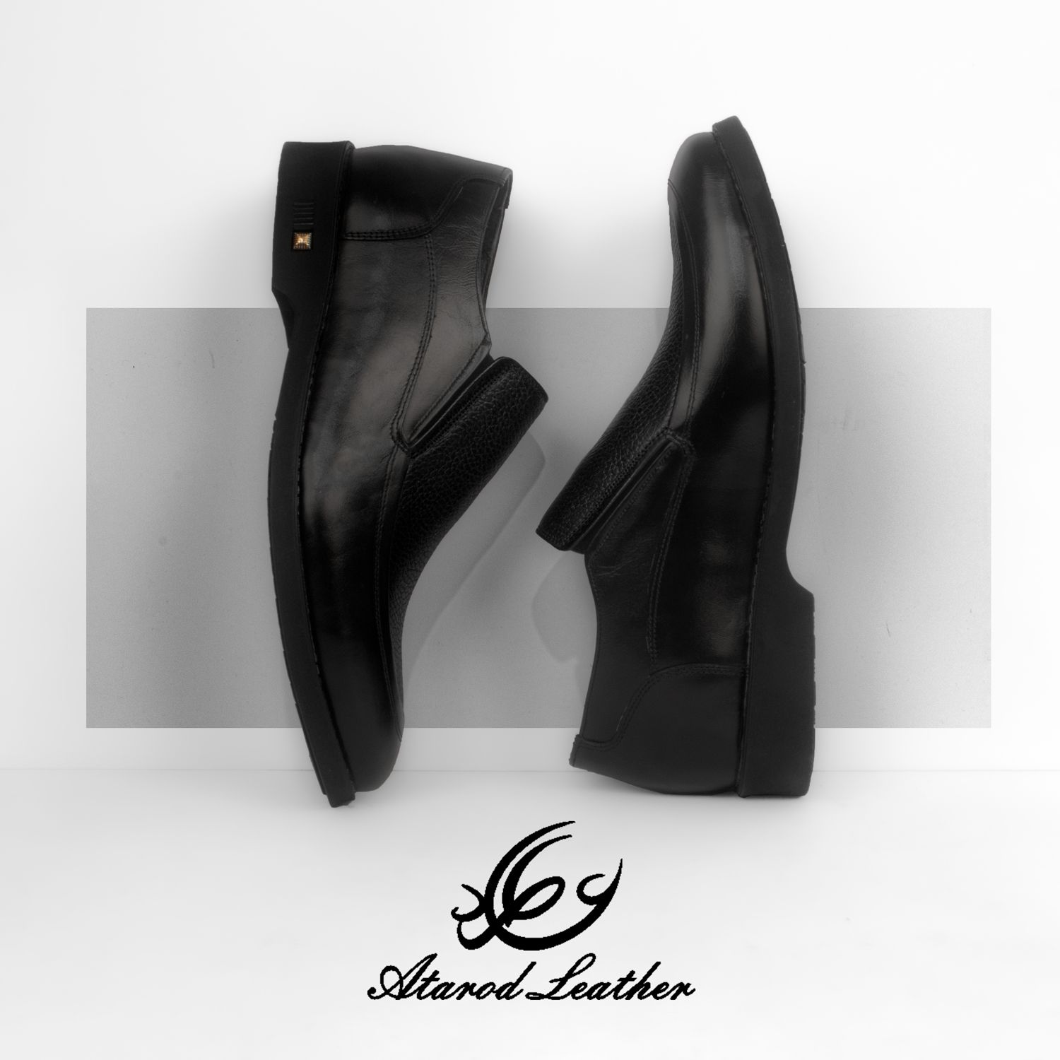 کفش مردانه چرم عطارد مدل SH09 -  - 16