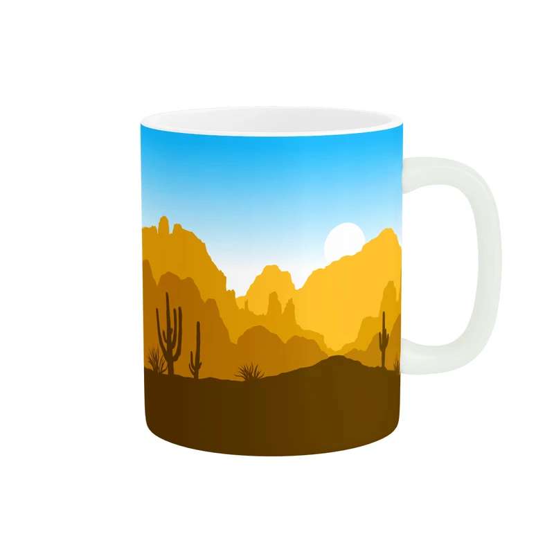 ماگ طرح بیابان کد 13