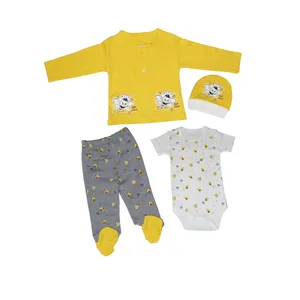 ست 4 تکه لباس نوزادی مدل NINI