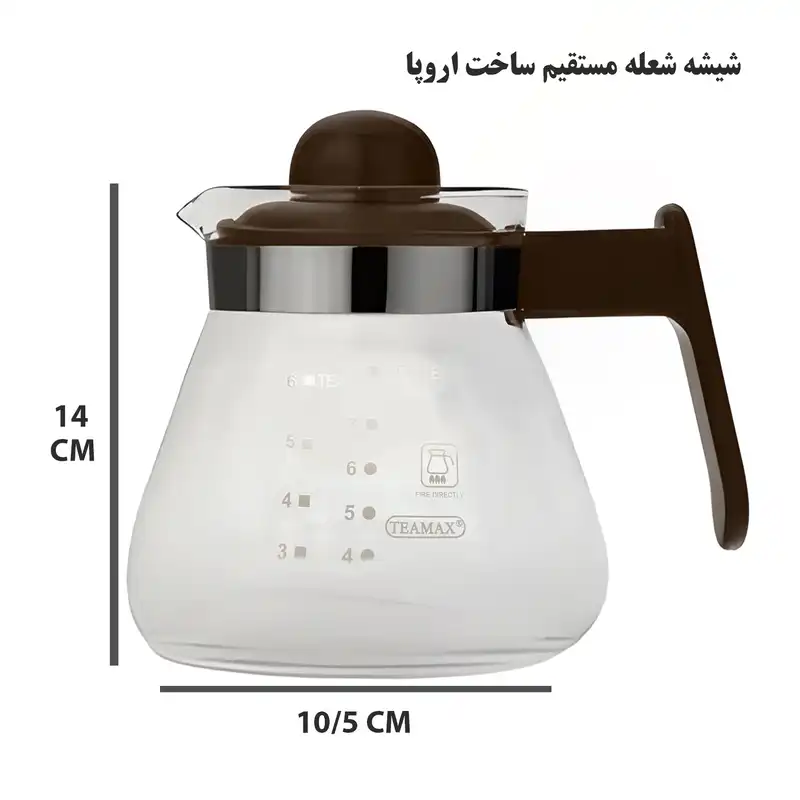 قوری تیمکس مدل ایواکی کد 1200ML