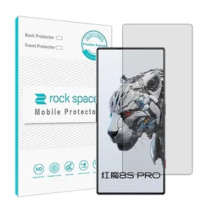 Rockspace HyGEL model transparent screen protector suitable for ZTE Nubia red magic 8s pro mobile phone