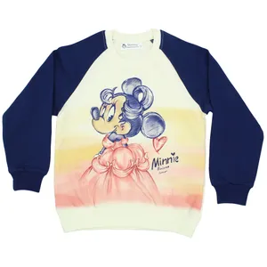 سویشرت دخترانه مانکی طرح مینی موس مدل 586