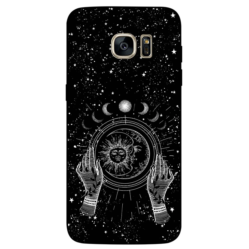 کاور مگافون طرح ماه و خورشید مدل 1892 مناسب برای گوشی موبایل سامسونگ Galaxy S7         