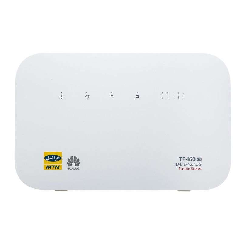 مودم 4G/TD-LTE ایرانسل مدل  TF-i60 H1 به همراه سیم کارت دوقلو و 300 گیگابایت اینترنت شش ماهه