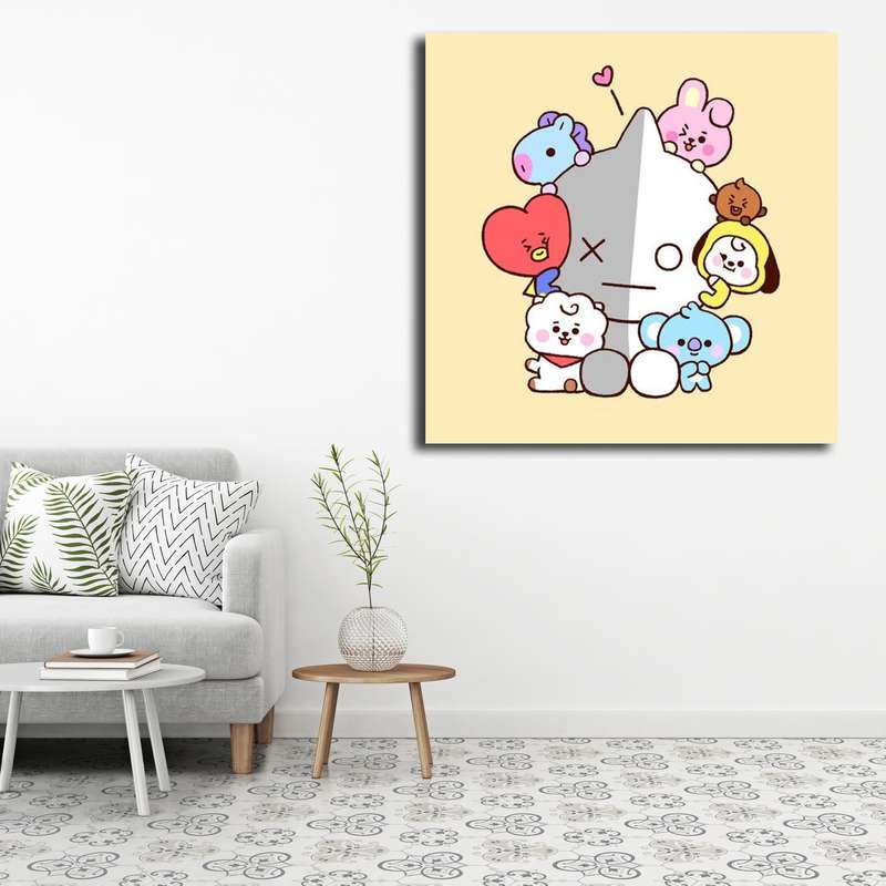 تابلو شاسی کودک مدل BT21 کد 33