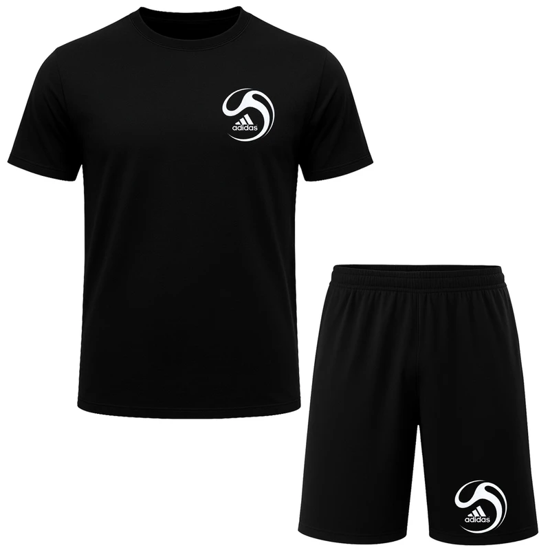 ست تیشرت آستین کوتاه و شلوارک راحتی مردانه مدل A71 