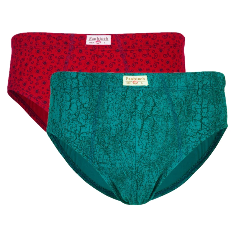 شورت اسلیپ مردانه پنبینه مدل نخ پنبه بسته 2 عددی