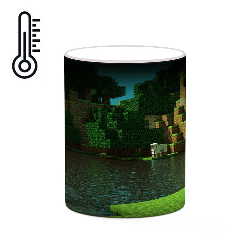 ماگ حرارتی کاکتی طرح ماینکرافت minecraft مدل mgh41323