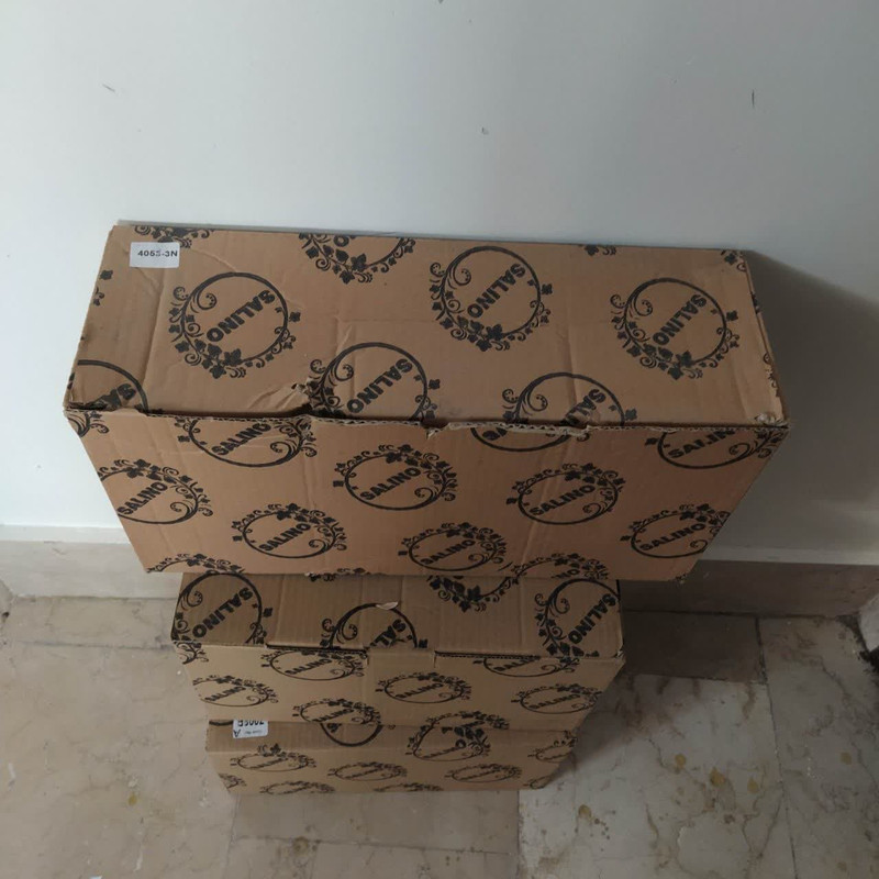 ست سطل زباله و دستمال کاغذی سالی نو کد 80025S